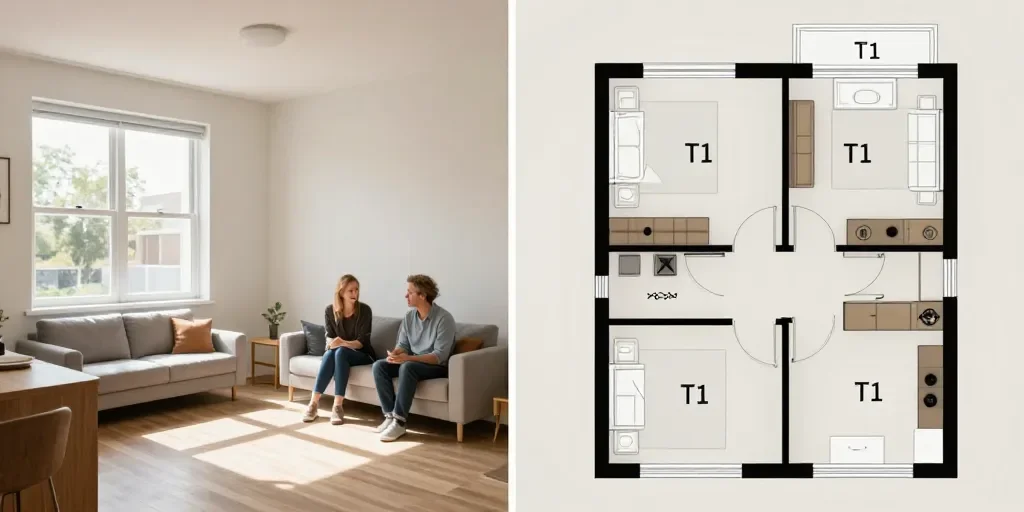 Studio vs T1 : arrêtez de confondre ces deux logements et maîtrisez enfin la différence entre studio et t1 qui fait exploser votre loyer